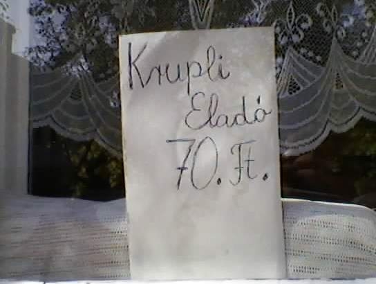 Egyedi akció - KRUPLI eladó  🙂