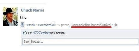 Chuck Norris így nyomja