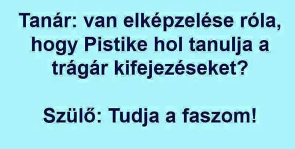 Szülői értekezleten...