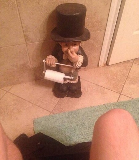 Kreatív WC-papír tartó