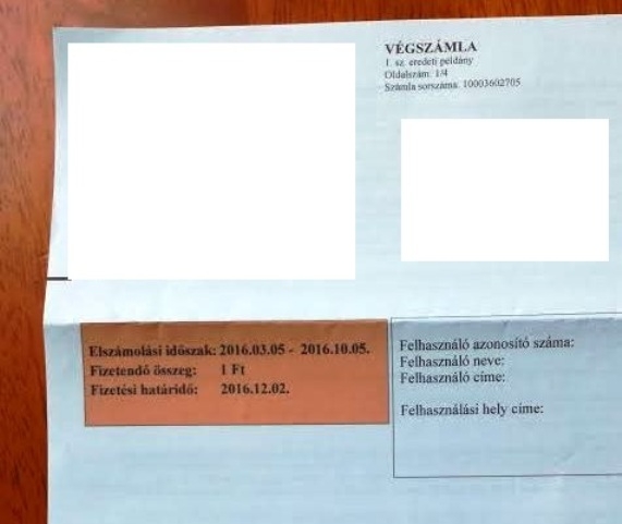 Kiküldtük a végszámlát...