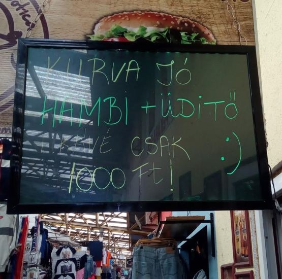 A szabadkai piacon is megy a bátor marketing