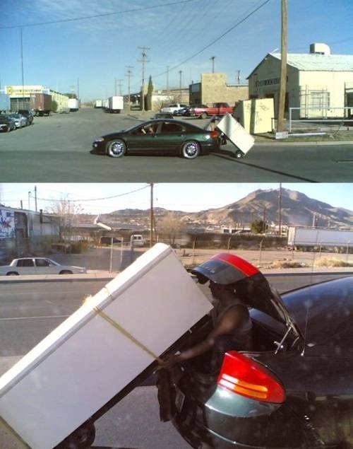 A szállító újra fuvarban