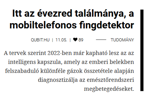 Tudományos hírek
