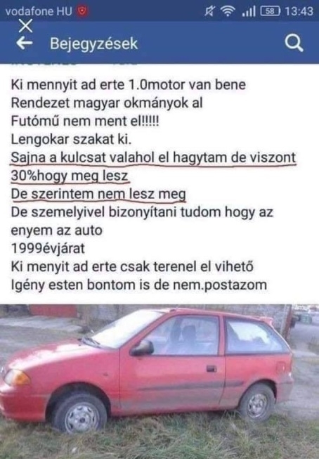 Napi használtverda