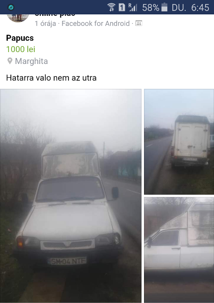 Egy őszinte eladó