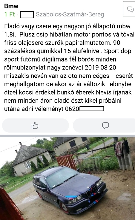 Napi használtautó
