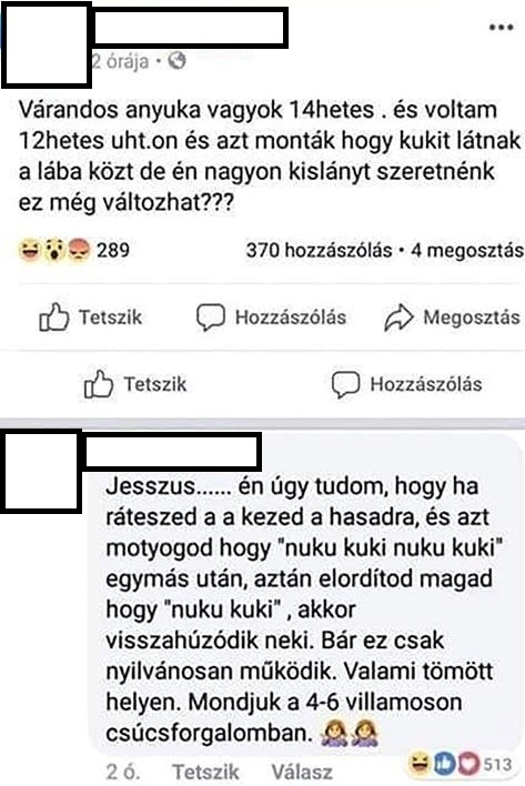 Ultrahangon volt a szöszi