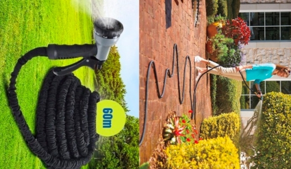 60 m hosszú mágikus locsolócső - Soha nem törik, gabalyodik meg (x)