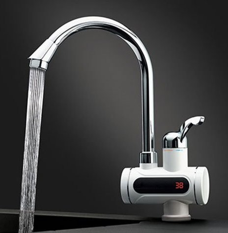 LCD kijelzős, átfolyós vízmelegítő (x)