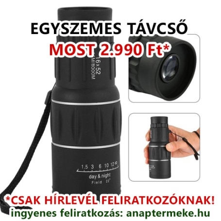 Egyszemes (monokuláris) távcső - Bárhová is mész, ez mindig veled lehet! (x)