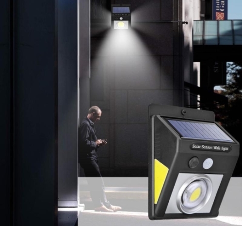 Újfajta mozgásérzékelős COB LED lámpa - Féláras akció! (x)