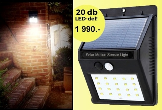 Világíts energiatakarékosan, üzemeltetési költség nélkül! (x)