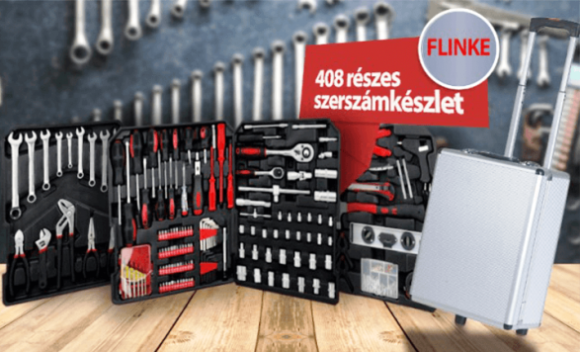 408 db-os Flinke szerszámoskészlet (x)
